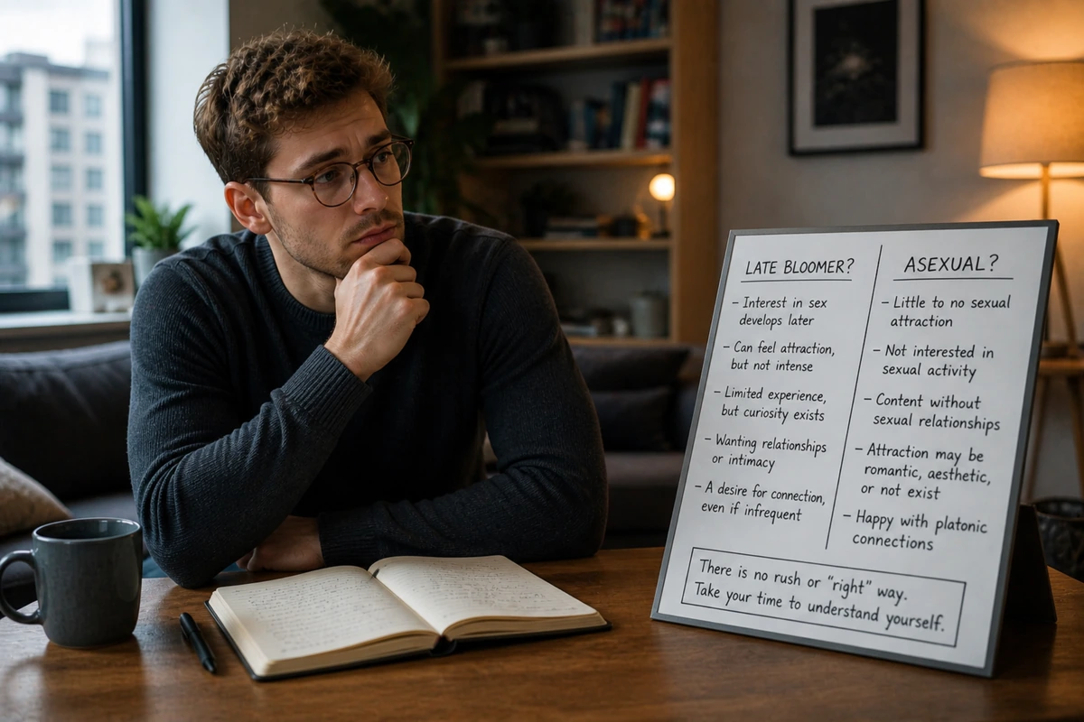 How to Know If You Are a Late Bloomer or Asexual